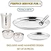 Stainless Steel Dinnerware Hammered Collection 28-Piece Elegant Mirror Finish Design, Perfect for Festive, Daily Family Meals Dinner set