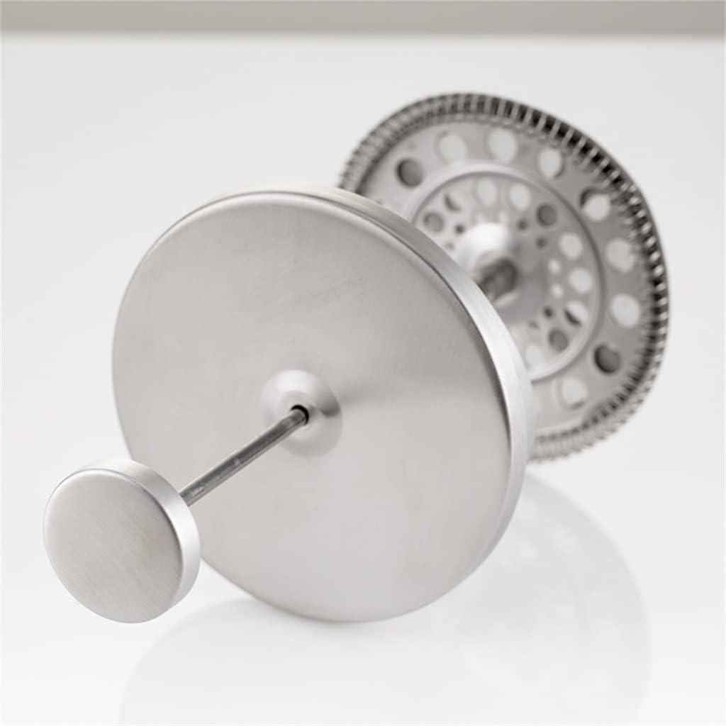 Stainless Steel French Press Double Wall Coffee Percolator Pot Large Capacity Manual Coffee Maker Machine (Color : Black, Size : 350ml) (Black 800ml)