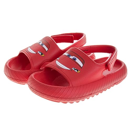 Image of Josmo Kids Slides Open Toe Sandal SpiderMan Paw Patrol Cars Frozen Lilo Stitch Minnie Mouser Sandals Slide SlipOn For Boy Girl Sizes 5-10 Toddle