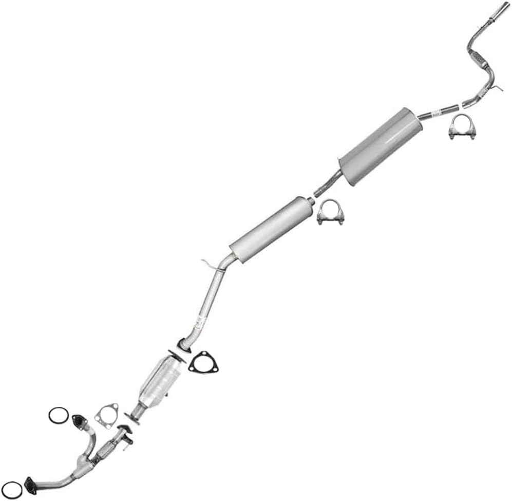 Northeastern Exhaust | Stainless Steel - EPA-Approved Catalytic, Resonator, Front Pipe, & Muffler Exhaust System Kit Compatible for Honda Odyssey 2002-2004 3.5L | Free Clamps & Gaskets Included