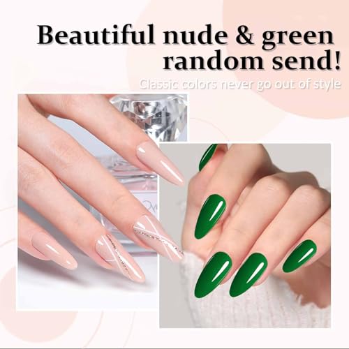 Nude Nail Polish Green Nail Polish, Quick Dry Nail Polish Milk Tea Colour Nail Varnish - Long Lasting No UV Needed Gel Nail Polish Nude for DIY Nail Art Manicure at Home Gel Polish - Image 4