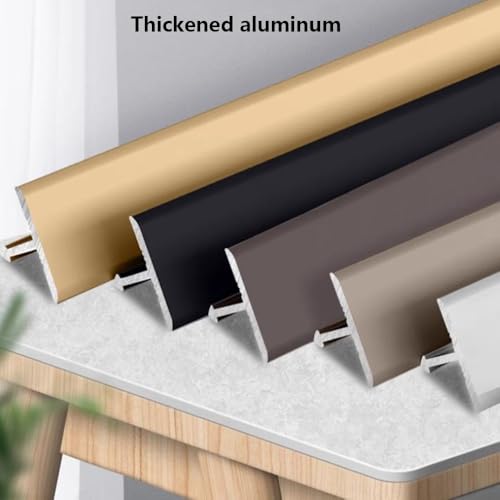 Tira de transición de aluminio para tapar juntas feas entre madera y azulejo 5