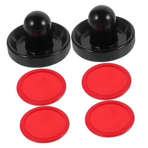 Gogogmee Air Hockey Set Durable Slider Replacement with Striker Goalies Balls for Interactive Fun
