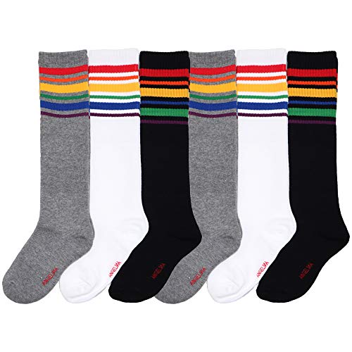 Image of Angelina Novelty Assorted KNEE HIGH Women's Kids Girls Socks