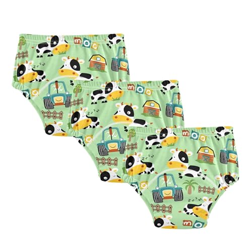 Image of Toddler Potty Training Underwear Cotton Absorbent Soft Baby Girl Boy Potty Training Pant 2t-5t