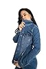 Denim Blue Jean Jacket for Women, Faded Blue Denim... #2