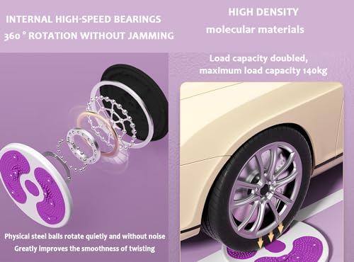 Placa de disco de cintura de torção abdominal, disco de torção ajustável para treinador de cintura c