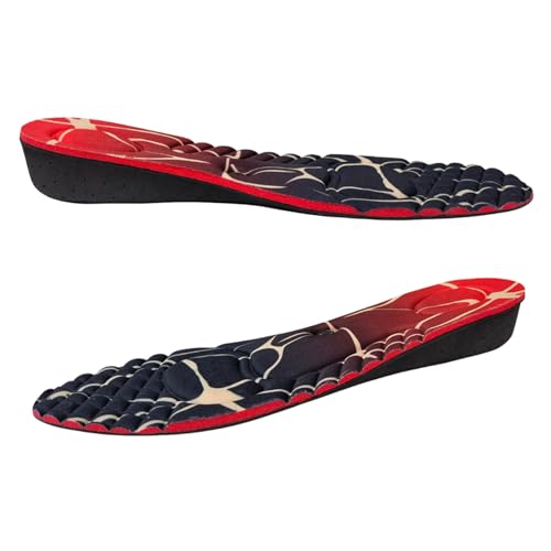 Magnetiska ortopediska massagesulor för och fotvalvstöd – andningsbara stötdämpande inlägg för löpning, promenader, gymnastikövningar, sport, daglig pendling, platta fötter | Hälsporre och