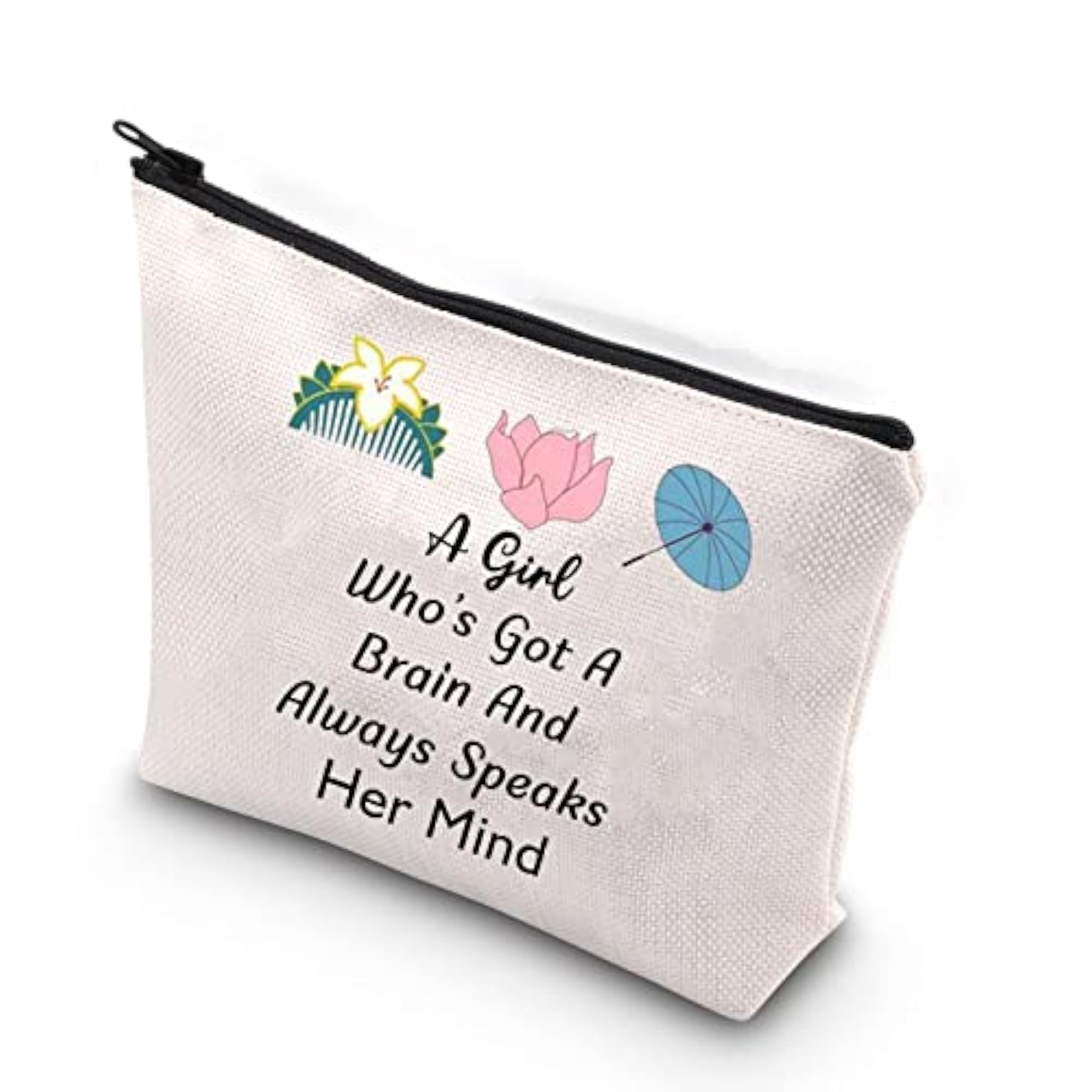 Mulan Inspired Cosmetic Makeup Bag, Gift for Fans