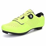 [Ruisi] メンズ 自転車シューズ スナップボタン レディース サイクルシューズ ロードバイクシューズ 通気 軽量 全地形適用 ビンディングシューズ マウンテンバイクシューズ