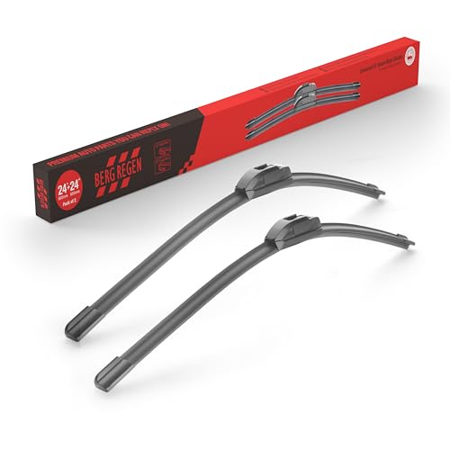 Image of BERG REGEN 24 inch+24 inch Windshield Wiper Blades Replacement for Chevrolet Venture 1997-2005, Dodge Ram 1500 2002-2008, Ram 2500 3500 2003-2008, Kia Sedona 2002-2005 -Genuine OEM Quality (Set of 2)