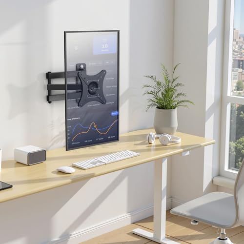 Monitor Computer Vesa Small 24 inch TV Wall Mount for 13-31", Full Motion - image 9