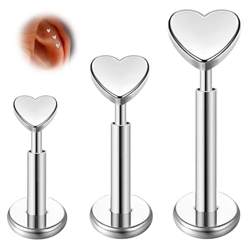 ESHIONER G23 Titanio Piercing Tragus Oreja Helix Labio Labret Inf...