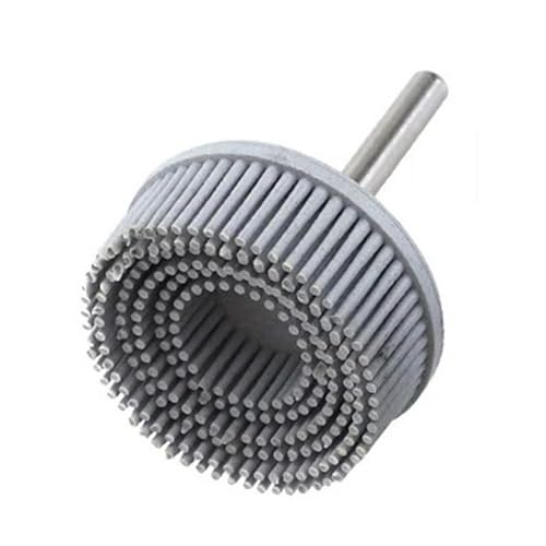 Disco de cepillo abrasivo para quitar pintura y rebabas rueda de goma 3 inch P80