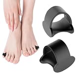 Zehenspreizer - Zehenspreizer für Damen & Herren | 2 Silikon Little Toe Spreizer...