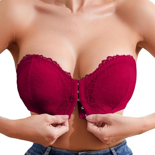 Générique Soutien Gorge sans Bretelles Armature avec Grande Taille Push Up Rembourré Top...