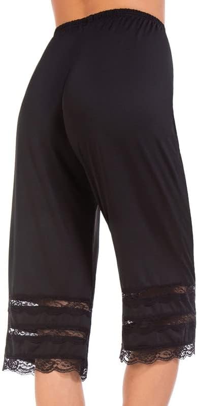 Pettipants for Women Half Slip Shorts Bloomers Split Skirt Lace Culottes Slip - Image 6