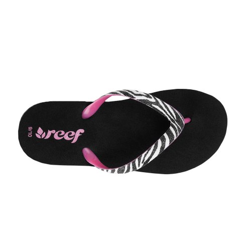 REEF Little Stargazer Luxe Sandal (Toddler/Little Kid/Big Kid),Zebra/Hot Pink,7 M US Toddler