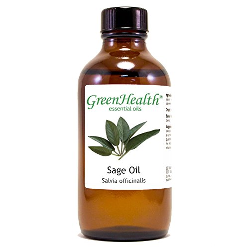 Aceite Esencial de Salvia 118 ml Botella de Vidrio Ámbar miniatura 2