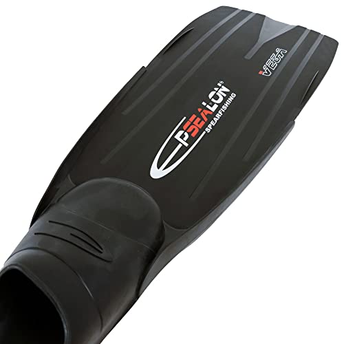 Palmes Vega Epsealon noir 1,5kg légères pour apnée et plongée durable