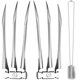 YMMAALE 3PCS Wolf Claws Superhero Claws,Plastic Wolverine Claws with Necklace for Kids' Multi-Item Party Favor Packs