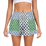 Poche latérale et taille élastique : ces poches sont assez profondes et il y a une poche zippée au bas de la taille, ce qui peut offrir un rangement pratique pour vos petits objets essentiels. Le short de plage avec taille élastique est confortable et facile à enfiler et à enlever.