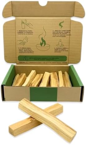 SALVIA | Incenso naturale Palo Santo 50g | appro 5-7 Uni | Baston...