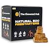 288 Eco Friendly Natural Wood Firelighters - Sustainable Wood Fibre Fire starters, Perfect for Log Burners, Fire Pits, Pizza Ovens, and BBQs. The Perfect Fire Lighter For Any Occasion