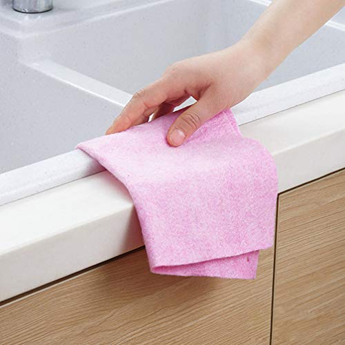 HEMOTON 24 peças de toalhas de limpeza de cozinha, panos de prato, panos de limpeza de microfibra pa