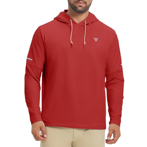 Image of M MAELREG Hoodies for Men Golf Fleece Hooded Sweatshirts Dry Fit Athletic Lightweight Casual Midlayer Mens Hoodies Pullover