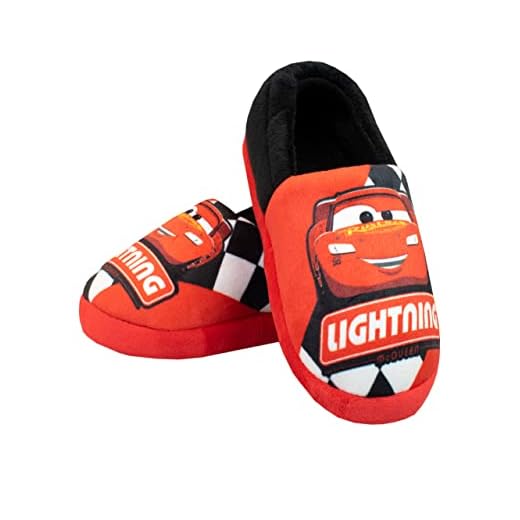 Disney Zapatillas Casa para Niños Cars Rojo 24