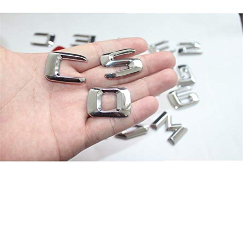 Image of Chrome Car Trunk Letters Badge Emblem Emblems for Mercedes Benz E43 E55 E63 AMG E200 E250 E300 E320 E350 E400 E180 4MATIC CDI (E400)
