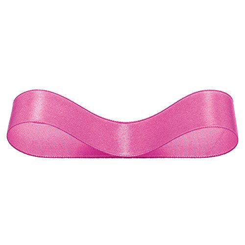 片面サテンリボン ローズピンク 19mm幅X20m巻 1903R