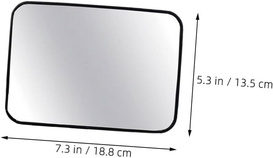 Car Mirror for Rear Facing Seats Wide View Safety Rearview Mirror with Black Square Frame 18.8x13.5cm for Newborn Backseat Monitoring