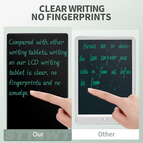 Image of LCD Writing Tablet for Adults: Mini 6.5 Inch Full Screen Reusable Digital Notepad Lightweight Portable Use for Office Study Teaching