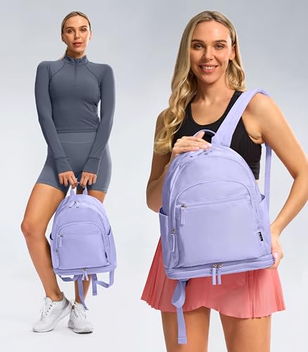 Image of Uselike Gym Backpack for Women Men, Lightweight Gym Bag with Shoe Compartment, Waterproof Workout Backpack with Wet Pocket