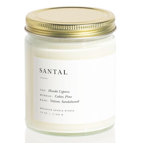 Brooklyn-Candle-Studio-Santal-Jar-Candle-Luxury-Scented-Candle-Vegan-Soy-Wax-Hand-Poured-in-The-USA-50-Hour-Slow-Burn-Time-75oz Brooklyn Candle Studio Santal Jar Candle Luxury Scented Candle Vegan Soy Wax Hand Poured in The USA 50 Hour Slow Burn Time 75oz