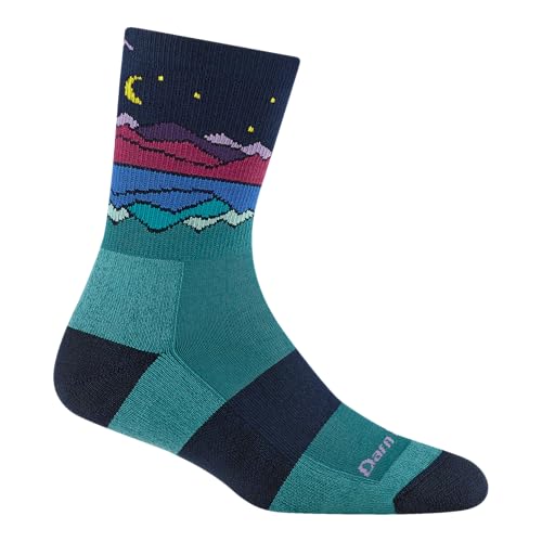 Darn Tough Vermont Mirror Lake Micro Crew Socks for Women - Hiking Socks with Midweight Comfort, Womens Socks, Style 5025