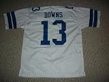 Caleb Downs Jersey #13 Dallas Custom Stitched White Football Various Sizes New No Brand/Logos Size 2XL