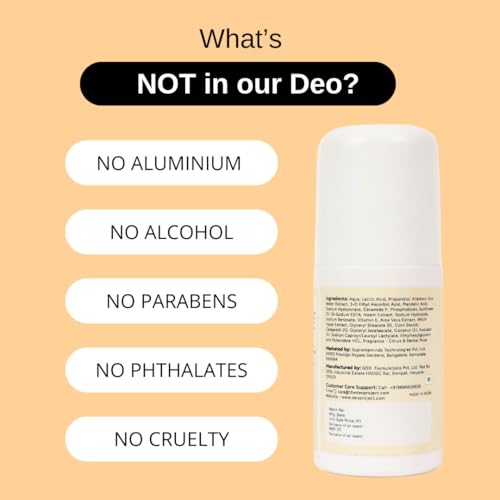 Image of Citrus & Herbal Musk Underarm Roll On | Alcohol & Aluminium-Free | Prevents Odour, Reduces Pigmentation | Long Lasting | Suitable for Sensitive Skin | Unisex - 50ML