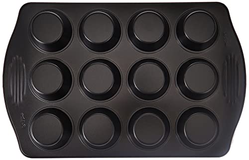 Wilton Perfect Results Premium Non-Stick Bakeware Muffin Pan, For Great Muffins And So Much More, 12 Cavities #TOP2