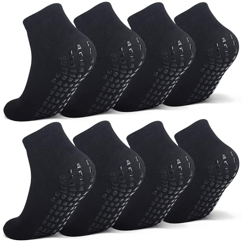 Raigoo Toddler and Baby, Grip Cushioned Socks Non Slip Anti Skid Socks for Infants Kids Boys and Girls