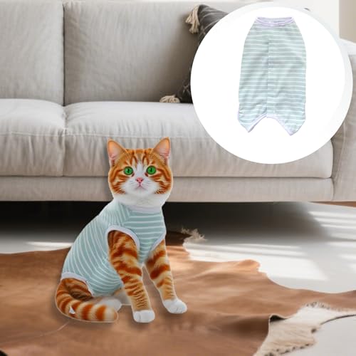 Katzenbody Nach OP,Katzen Body Für Katzen Operation,Praktisch Katzenbody Nach Op Kastration Katze,Multifunktional Medical Pet Shirt Katze,Geeignet für den postoperativen Wundschutz bei Haustieren (XS)