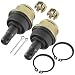 CALTRIC TWO UPPER OR LOWER BALL JOINTS compatible with HONDA TRX300 TRX-300 FOURTRAX 300 1993-2000