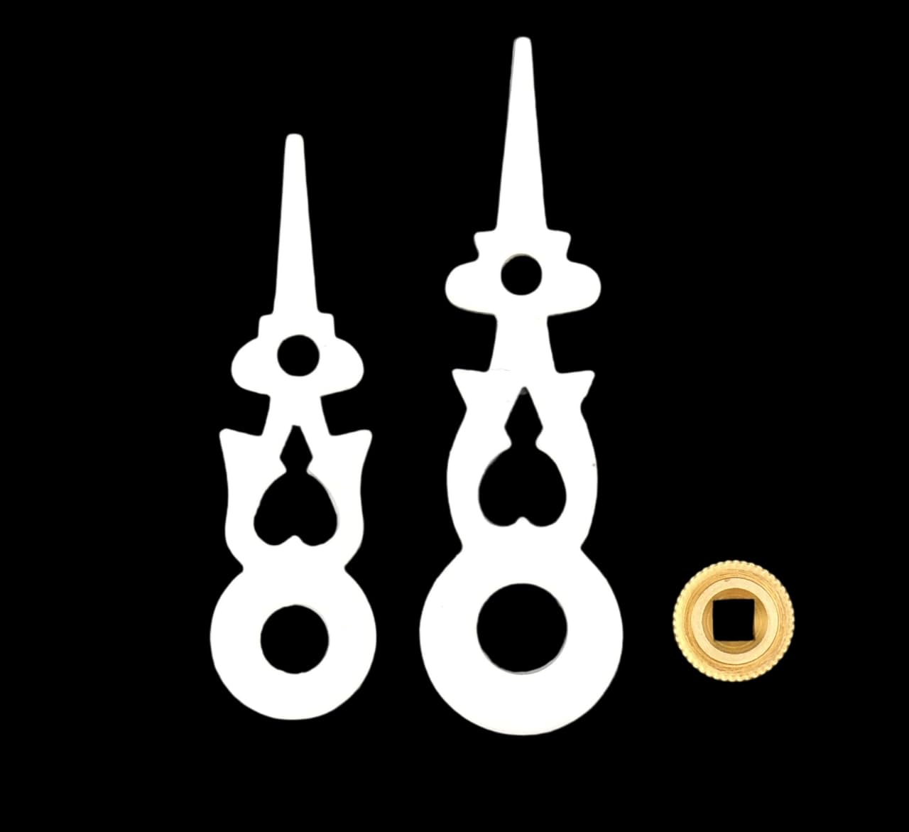 Aghi Per Orologi A Cucù In Plastica Bianca - Diverse Misure Con Dado Ottone - Foto 10