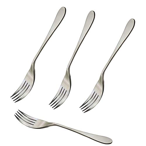 Knork Lite Salad Fork, Stainless Steel, Matte, 4 piece Set