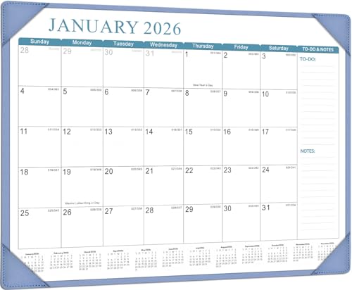 Desk Calendar 2026, KOPEESY New Year Large Desk Calendar with