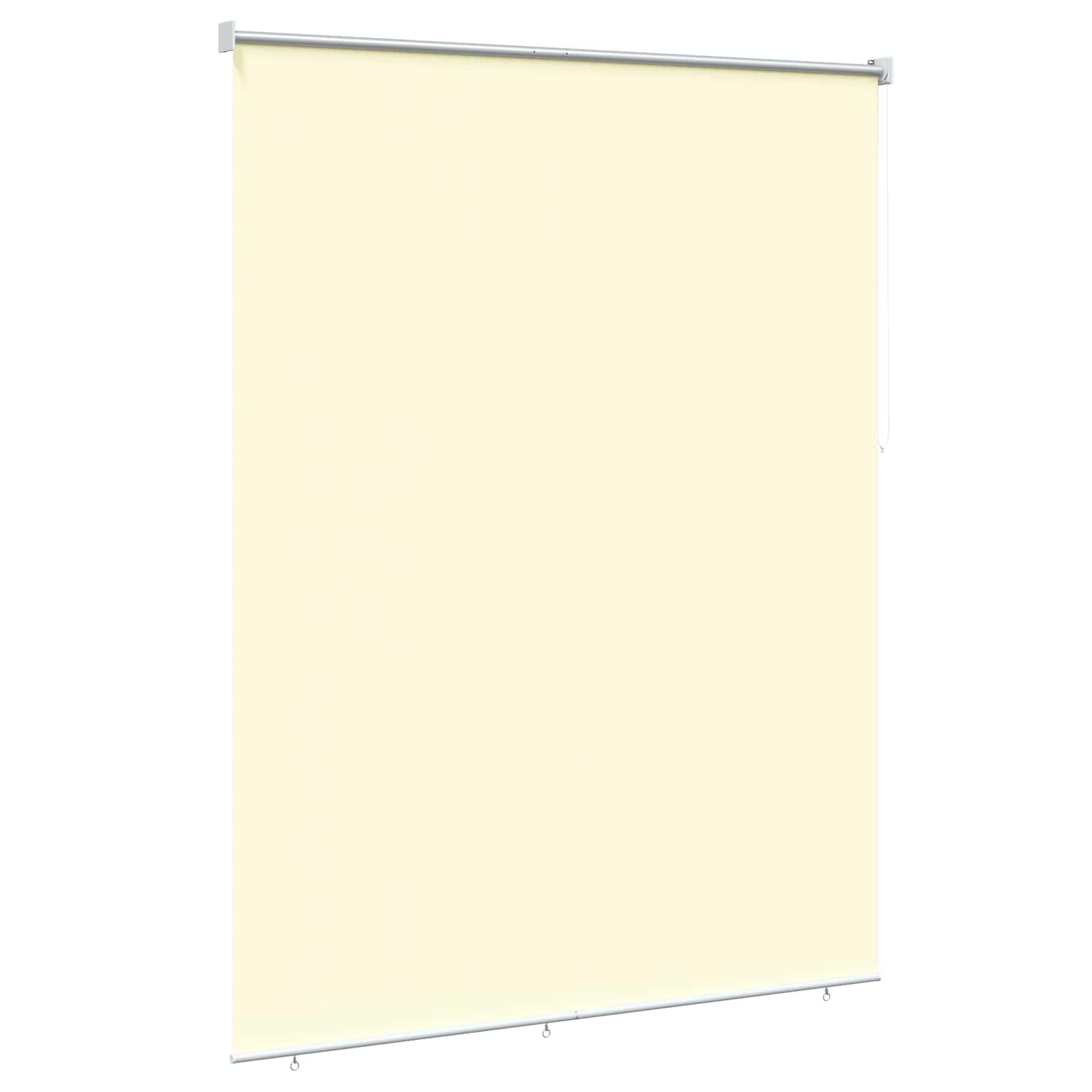 Tenda avvolgibile in poliestere crema antiriflesso | Controllo termico, Montaggio a parete o a soffitto, Protezione della privacy, Tessuto resistente ai raggi UV