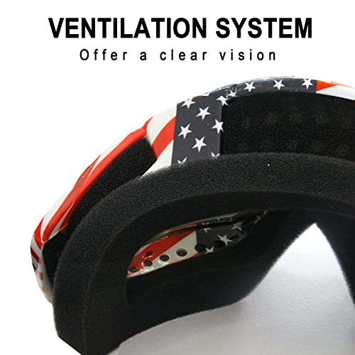 Image of Dirt Bike Goggles Motorcycle ATV Glass Riding Four Wheeler Offroad Mx Racing Helmet Goggles