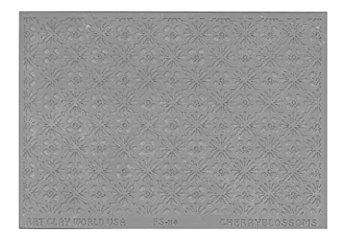 Flexistamps Texture Sheet Cherry Blossom Design - 1 Pc.